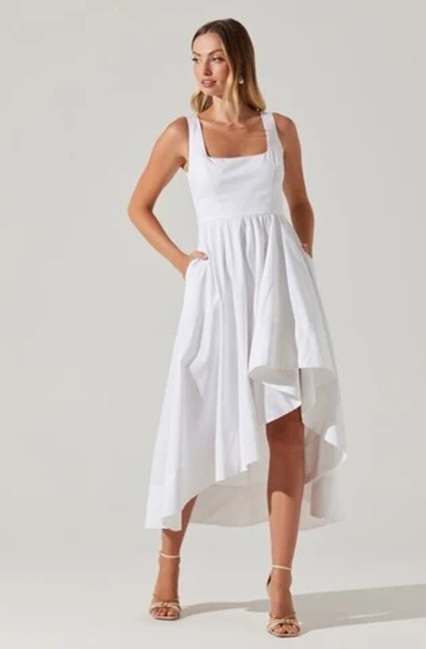 ASTR the Label Allora High-Low Asymmetrical Midi Dress